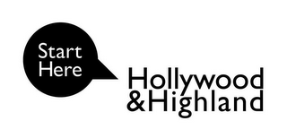 START HERE HOLLYWOOD & HIGHLAND logo