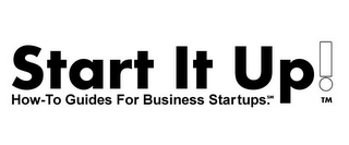 START IT UP! HOW-TO GUIDES FOR BUSINESS STARTUPS. logo