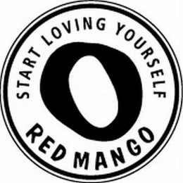START LOVING YOURSELF RED MANGO logo