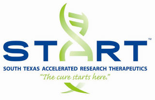 START SOUTH TEXAS ACCELERATED RESEARCH THERAPEUTICS "THE CURE STARTS HERE." logo