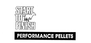 START TO FINISH PERFORMANCE PELLETS logo