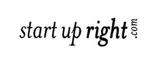 START UP RIGHT COM logo
