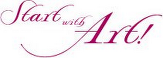 START WITH ART! logo