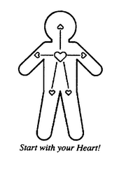 START WITH YOUR HEART! logo