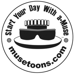 START YOUR DAY WITH A·MUSE MUSETOONS.COM logo