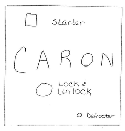 STARTER CARON LOCK & UNLOCK DEFROSTER logo
