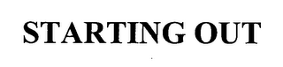 STARTING OUT logo