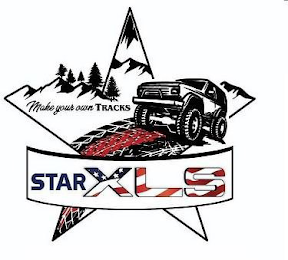STARXLS MAKE YOUR OWN TRACKS logo