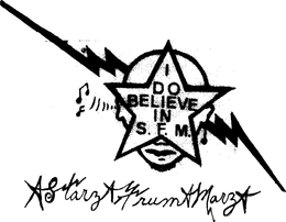 STARZ FRUM MARZ I DO BELIEVE IN S.F.M. logo