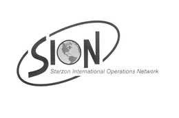 STARZON INTERNATIONAL OPERATIONS NETWORK (S.I.O.N.) logo