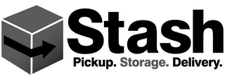 STASH PICKUP. STORAGE. DELIVERY. logo