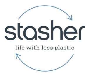 STASHER LIFE WITH LESS PLASTIC logo
