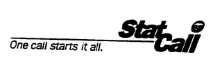 STAT CALL ONE CALL STARTS IT ALL. logo