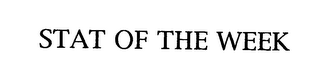 STAT OF THE WEEK logo