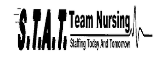 S.T.A.T. TEAM NURSING STAFFING TODAY AND TOMORROW logo