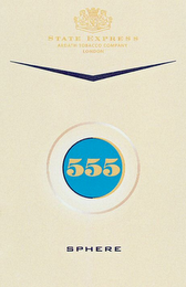 STATE EXPRESS ARDATH TOBACCO COMPANY LONDON 555 SPHERE logo