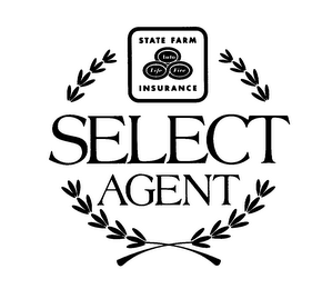 STATE FARM INSURANCE AUTO LIFE FIRE SELECT AGENT logo