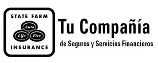 STATE FARM INSURANCE AUTO LIFE FIRE TU COMPAÑÍA DE SEGUROS Y SERVICIOS FINANCIEROS logo