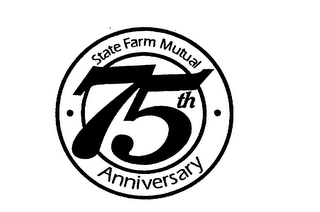 STATE FARM MUTUAL 75TH ANNIVERSARY logo