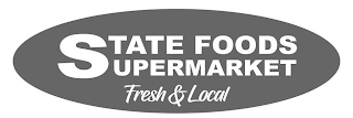 STATE FOODS SUPERMARKET FRESH & LOCAL logo