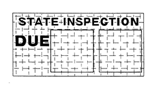 STATE INSPECTION DUE logo