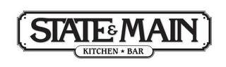 STATE & MAIN KITCHEN & BAR logo