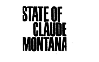 STATE OF CLAUDE MONTANA logo