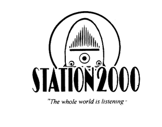 STATION2000 "THE WHOLE WORLD IS LISTENING" logo