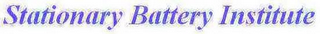 STATIONARY BATTERY INSTITUTE logo