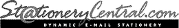 STATIONERYCENTRAL.COM DYNAMIC E-MAIL STATIONERY logo