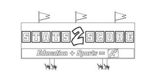 STATS2SCORE EDUCATION + SPORTS = A+ logo