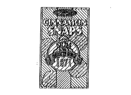 STAUFFER'S CINNAMON SNAPS QUALITY SINCE1871 logo