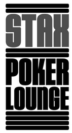 STAX POKER LOUNGE logo