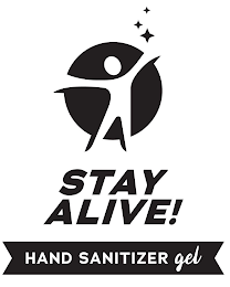 STAY ALIVE! HAND SANITIZER GEL logo