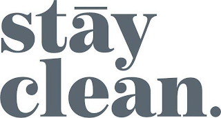 STAY CLEAN. logo