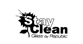 STAY CLEAN GLASS BY REPUBLIC logo
