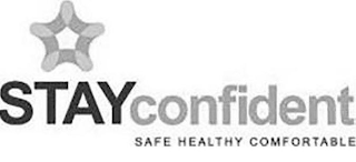 STAY CONFIDENT SAFE HEALTHY COMFORTABLE logo