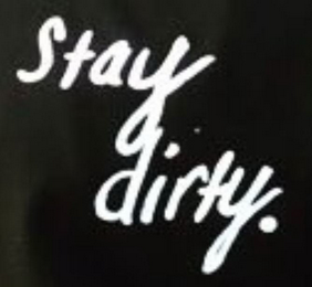 STAY DIRTY. logo