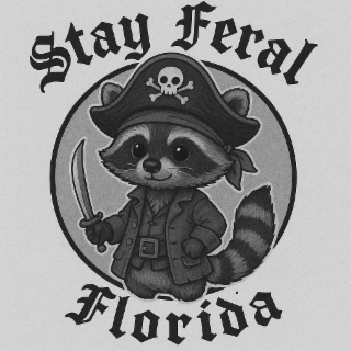 STAY FERAL FLORIDA logo
