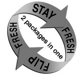 STAY FRESH FLIP FRESH 2 PACKAGES IN ONE logo