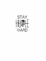 STAY HUMBLE HUSTLE HARD logo