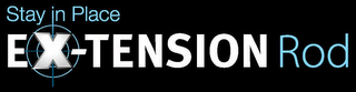 STAY IN PLACE EX-TENSION ROD logo