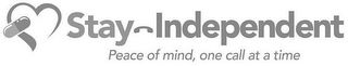 STAY INDEPENDENT PEACE OF MIND, ONE CALL AT A TIME logo