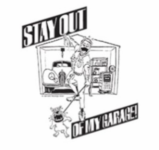 STAY OUT OF MY GARAGE! logo