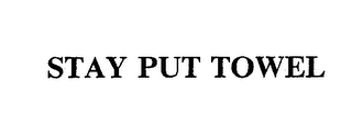 STAY PUT TOWEL logo