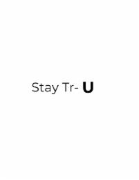 STAY TR- U logo