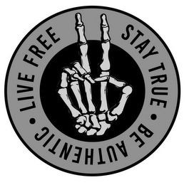 STAY TRUE BE AUTHENTIC LIVE FREE logo
