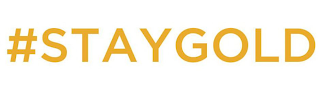 #STAYGOLD logo