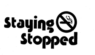 STAYING STOPPED logo
