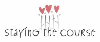 STAYING THE COURSE logo